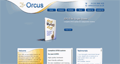 Desktop Screenshot of orcus.co.uk